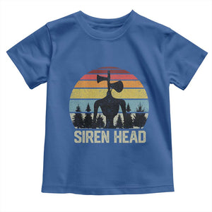Siren Head Toddler T Shirt Retro American Cryptid TS10 Royal Blue Print Your Wear