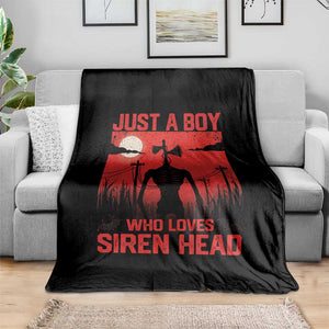 Siren Head Throw Blanket American Cryptid Lovers Boy TS10 Print Your Wear