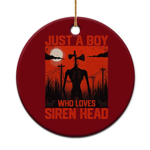 Siren Head Ceramic Ornament American Cryptid Lovers Boy TS10 1pc Red Print Your Wear