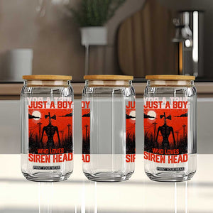Siren Head Glass Can American Cryptid Lovers Boy TS10 Print Your Wear
