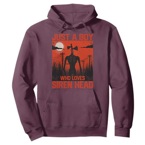 Siren Head Hoodie American Cryptid Lovers Boy TS10 Maroon Print Your Wear