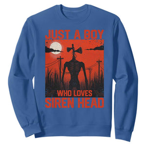 Siren Head Sweatshirt American Cryptid Lovers Boy TS10 Royal Blue Print Your Wear