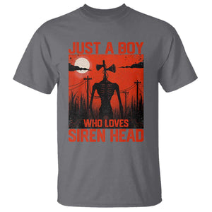 Siren Head T Shirt American Cryptid Lovers Boy TS10 Charcoal Print Your Wear