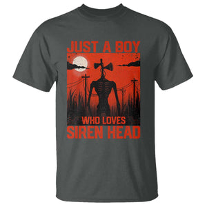 Siren Head T Shirt American Cryptid Lovers Boy TS10 Dark Heather Print Your Wear