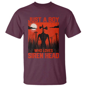 Siren Head T Shirt American Cryptid Lovers Boy TS10 Maroon Print Your Wear