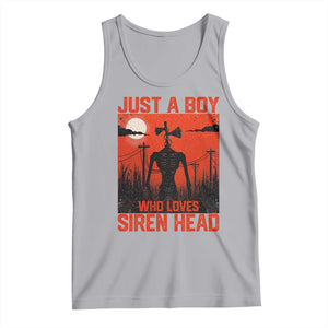 Siren Head Tank Top American Cryptid Lovers Boy TS10 Athletic Heather Print Your Wear