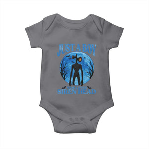 Siren Head Baby Onesie Supernatural American Cryptid Boys TS10 Charcoal Print Your Wear