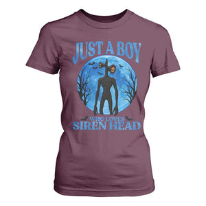Siren Head T Shirt For Women Supernatural American Cryptid Boys TS10 Maroon Print Your Wear