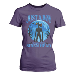 Siren Head T Shirt For Women Supernatural American Cryptid Boys TS10 Purple Print Your Wear