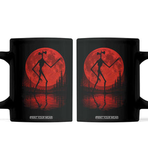 Siren Head Coffee Mug Supernatural American Cryptid Full Blood Moon Halloween TS10 Black Print Your Wear