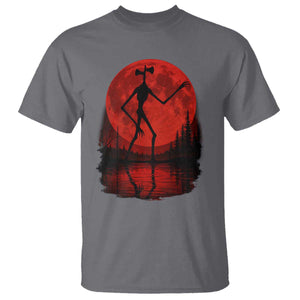 Siren Head T Shirt Supernatural American Cryptid Full Blood Moon Halloween TS10 Charcoal Print Your Wear
