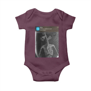 Funny Siren Head Baby Onesie Ring with Motion Meme TS10 Maroon Print Your Wear
