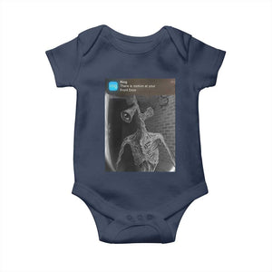 Funny Siren Head Baby Onesie Ring with Motion Meme TS10 Navy Print Your Wear