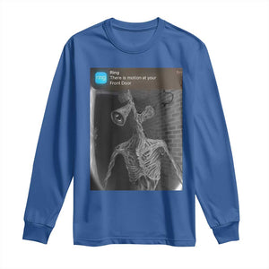 Funny Siren Head Long Sleeve Shirt Ring with Motion Meme TS10 Royal Blue Print Your Wear