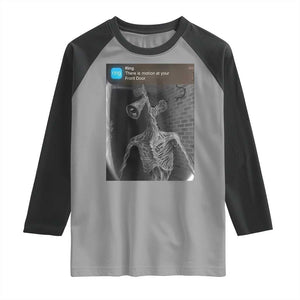 Funny Siren Head Raglan Shirt Ring with Motion Meme TS10 Sport Gray Black Print Your Wear