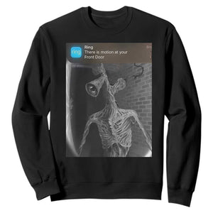 Funny Siren Head Sweatshirt Ring with Motion Meme TS10 Black Print Your Wear