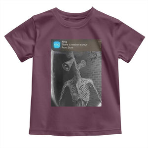 Funny Siren Head Toddler T Shirt Ring with Motion Meme TS10 Maroon Print Your Wear
