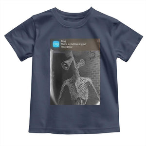 Funny Siren Head Toddler T Shirt Ring with Motion Meme TS10 Navy Print Your Wear