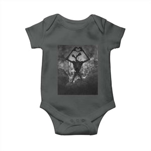 Siren Head Baby Onesie Horror Poster Halloween Supernatural American Cryptid TS10 Dark Heather Print Your Wear