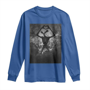 Siren Head Long Sleeve Shirt Horror Poster Halloween Supernatural American Cryptid TS10 Royal Blue Print Your Wear