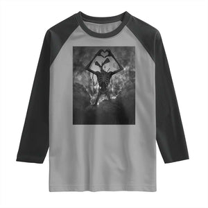 Siren Head Raglan Shirt Horror Poster Halloween Supernatural American Cryptid TS10 Sport Gray Black Print Your Wear