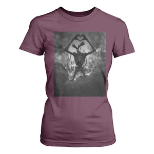 Siren Head T Shirt For Women Horror Poster Halloween Supernatural American Cryptid TS10 Maroon Print Your Wear