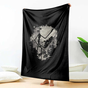 Siren Head Throw Blanket Retro Vintage American Cryptid Mountain Trees TS10 Print Your Wear