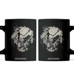 Siren Head Coffee Mug Retro Vintage American Cryptid Mountain Trees TS10 Black Print Your Wear