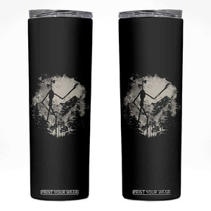 Siren Head Skinny Tumbler Retro Vintage American Cryptid Mountain Trees TS10 Black Print Your Wear