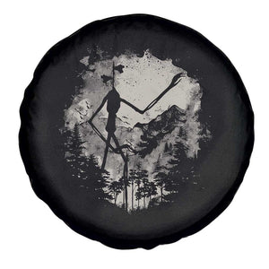 Siren Head Spare Tire Cover Retro Vintage American Cryptid Mountain Trees TS10 Print Your Wear
