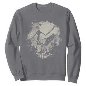 Siren Head Sweatshirt Retro Vintage American Cryptid Mountain Trees TS10 Charcoal Print Your Wear