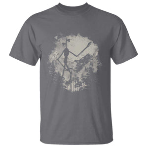 Siren Head T Shirt Retro Vintage American Cryptid Mountain Trees TS10 Charcoal Print Your Wear