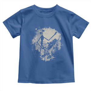 Siren Head Toddler T Shirt Retro Vintage American Cryptid Mountain Trees TS10 Royal Blue Print Your Wear