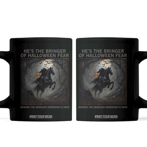 Headless Horseman Coffee Mug Vintage Gothic Scary Costume Halloween October Festive TS10 Black Print Your Wear