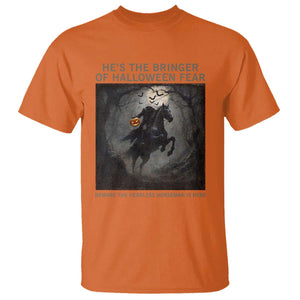 Headless Horseman T Shirt Vintage Gothic Scary Costume Halloween October Festive TS10 Orange Print Your Wear