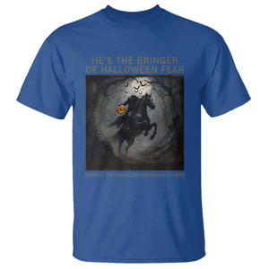 Headless Horseman T Shirt Vintage Gothic Scary Costume Halloween October Festive TS10 Royal Blue Print Your Wear
