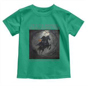 Headless Horseman Toddler T Shirt Vintage Gothic Scary Costume Halloween October Festive TS10 Irish Green Print Your Wear
