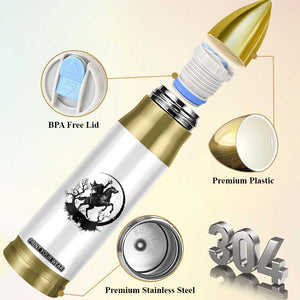 Headless Horseman Bullet Tumbler Retro Gothic Scary Pumpkin Moon Halloween Costume TS10 Print Your Wear