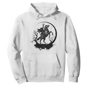 Headless Horseman Hoodie Retro Gothic Scary Pumpkin Moon Halloween Costume TS10 White Print Your Wear