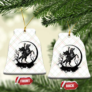 Headless Horseman Ceramic Ornament Retro Gothic Scary Pumpkin Moon Halloween Costume TS10 Print Your Wear