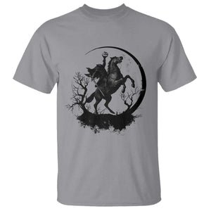 Headless Horseman T Shirt Retro Gothic Scary Pumpkin Moon Halloween Costume TS10 Sport Gray Print Your Wear