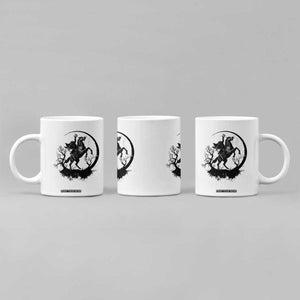 Headless Horseman Coffee Mug Retro Gothic Scary Pumpkin Moon Halloween Costume TS10 Print Your Wear