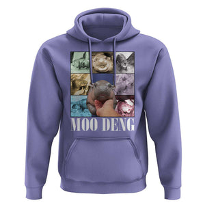 Funny Moo-Deng Baby Pygmy Hippo Cute Zoo For Family Hoodie Gifts For Girls Women TS10 Violet Print Your Wear