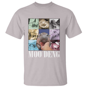 Funny Moo-Deng Baby Pygmy Hippo Cute Zoo For Family T Shirt Gifts For Girls Women TS10 Ice Gray Print Your Wear