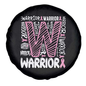 Breast Cancer Awareness In October We Wear Pink Spare Tire Cover Pink Ribbon Warriors Team TS10 Print Your Wear