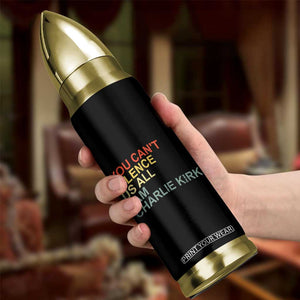 Charlie Kirk Bullet Tumbler Retro You Cant Silence Us All TS10 Print Your Wear