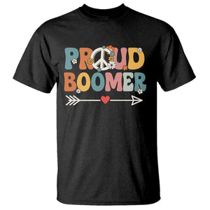Proud Boomer T Shirt Boomers Generation Peace Sign Hippie 50s 60s TS10 Black Print Your Wear