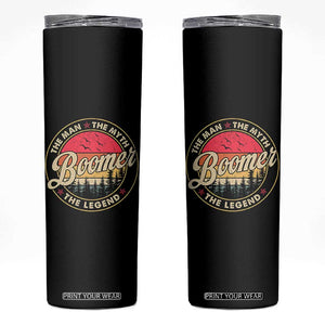 Boomers Generation Skinny Tumbler The Man The Myth The Legend TS10 Black Print Your Wear