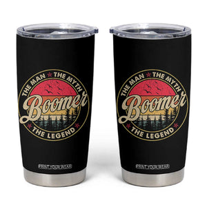 Boomers Generation Tumbler Cup The Man The Myth The Legend TS10 Black Print Your Wear