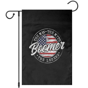Boomers Generation Garden Flag Vintage The Man The Myth The Legend American Flag TS10 Black Print Your Wear